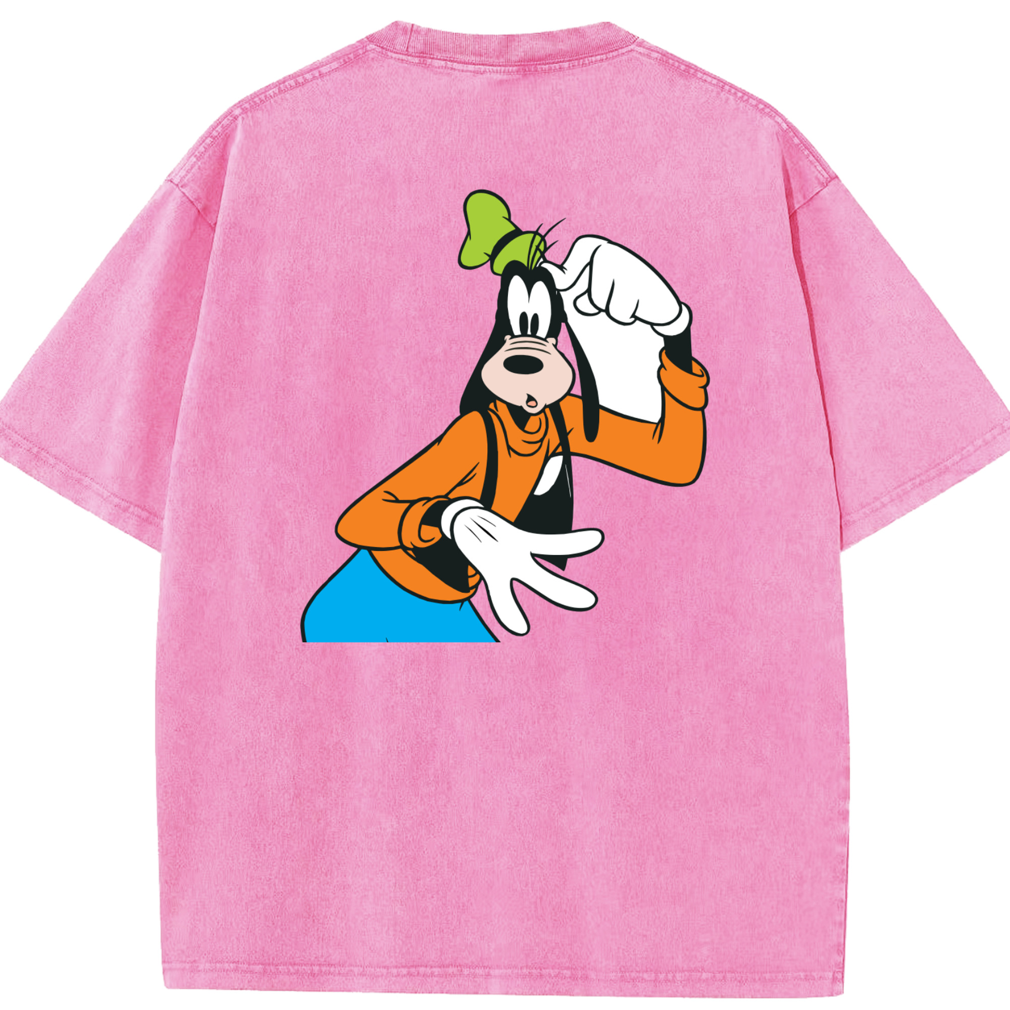 （画像用） ミッキーマウス Mickey Mouse 綿100% ヴィンテージ風 半袖Tシャツ（背面プリント）